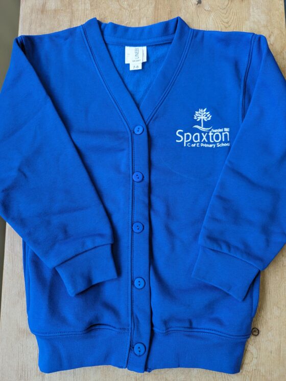 Spaxton Primary School Cardigan (Adult sizes made to order)
