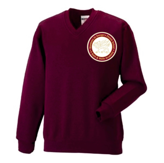 Sale Wembdon St. Georges V-Neck Sweatshirt (while stocks last)