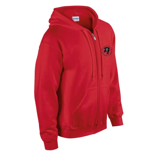 Quantock Harriers Zip Hoody - GD58 - Black OR Red