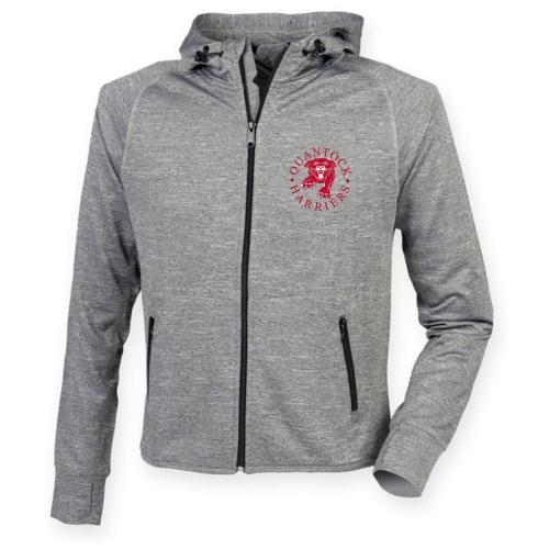 Quantock Harriers Ladies Hoody - Black OR Grey Marl - TL551