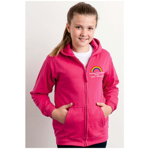 Rainbow Pre School Zip Hoody - JH050B