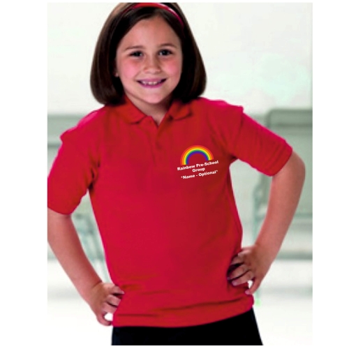 Rainbow Pre School Polo shirt- SS25B