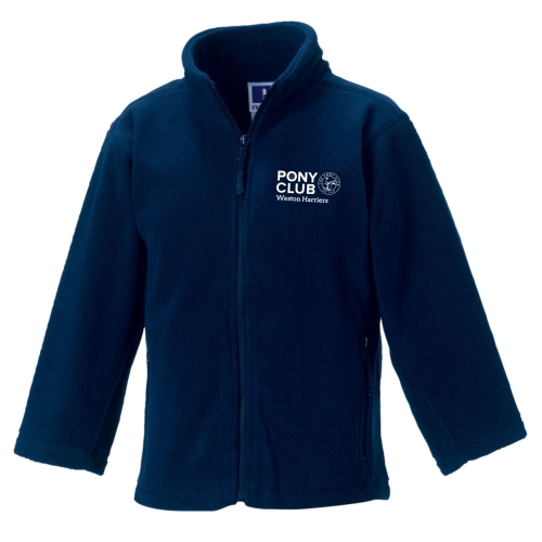 Weston Harriers Childrens Navy Fleece 8700B
