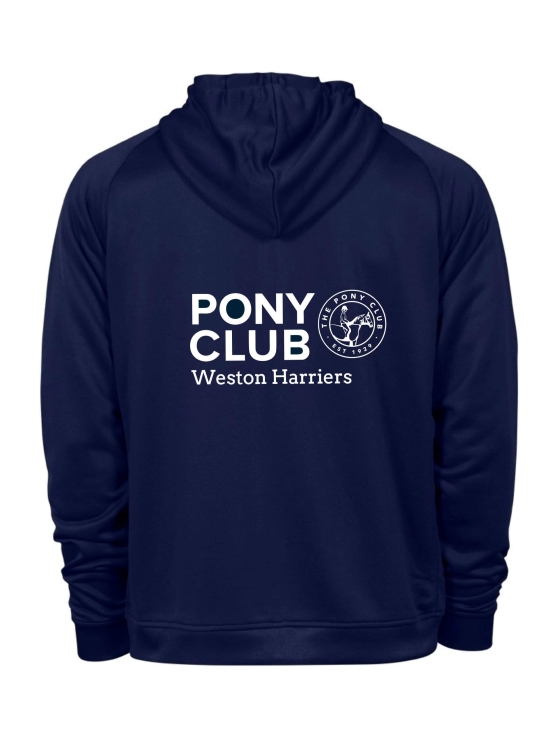 Weston Harriers Unisex Navy Hoody JH001 - Image 3