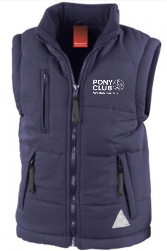 Weston Harriers Childrens Navy Body-Warmer R88B
