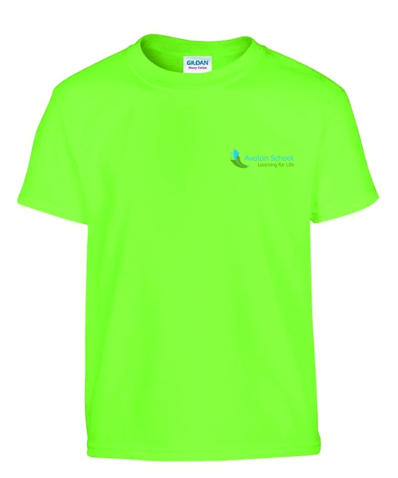 Avalon School - Adult’s T Shirt – Lime