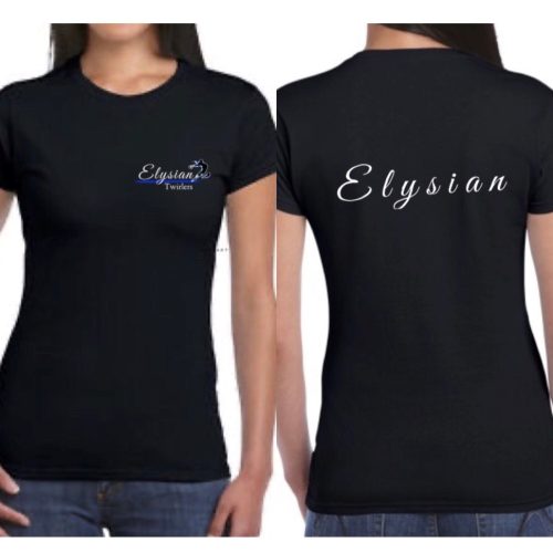 Elysian Twirlers Unisex T Shirt - Black GD01