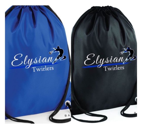 Elysian Twirlers Gymsack - Black & Royal BG5