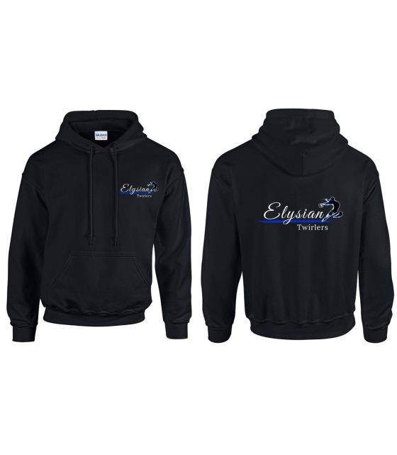 Elysian Twirlers Ladies Hoody - Jet black JH001F