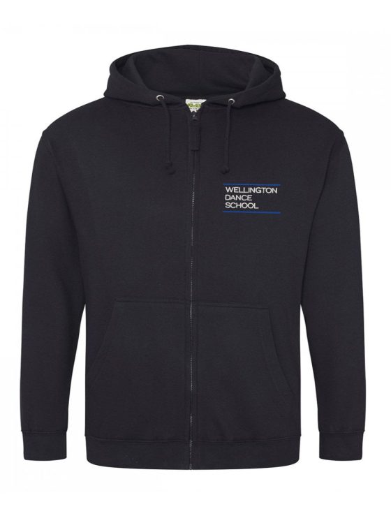Wellington Dance Kids Zip Hoody Black JH050B