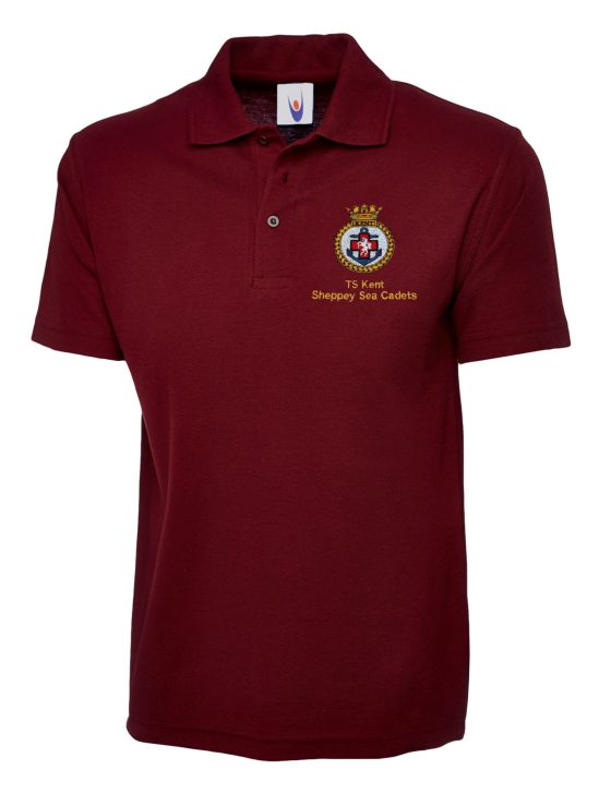 Sheppey Sea Cadets Polo Shirt - Burgundy UC101