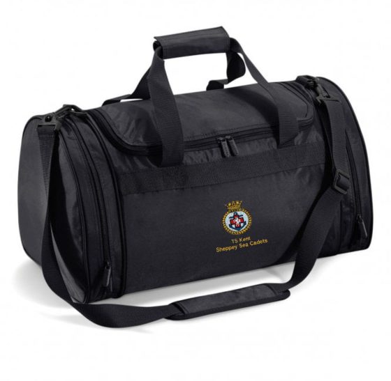 Sheppey Sea Cadets Holdall Bag - Black QD70