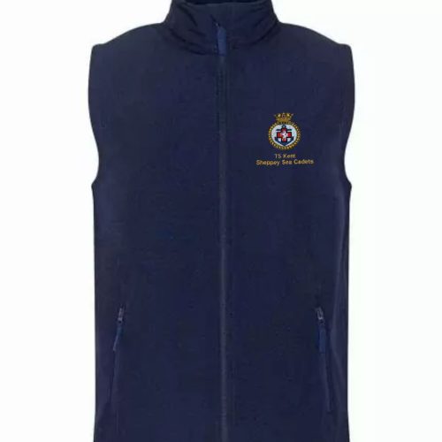 Sheppey Sea Cadets Microfleece Gilet - RX405 Navy