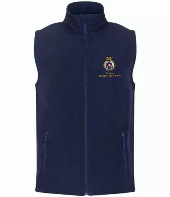 Sheppey Sea Cadets Microfleece Gilet - RX405 Navy