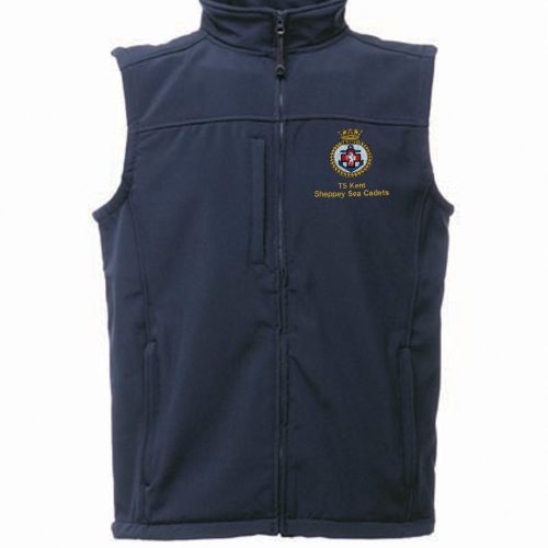 Sheppey Sea Cadets Softshell Gilet - TRA788 Navy