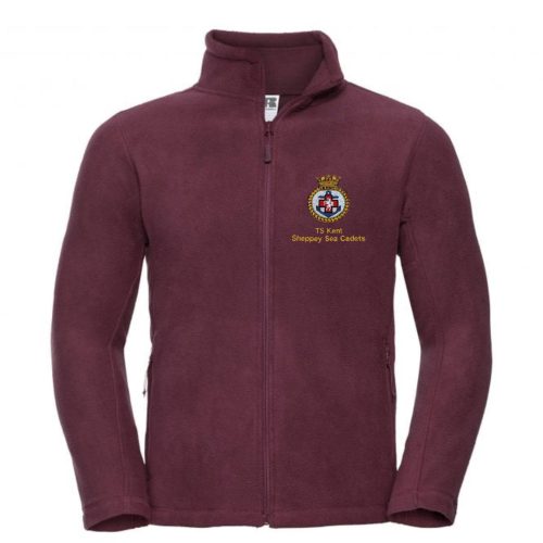Sheppey Sea Cadets Zip Fleece - 8700 Burgundy