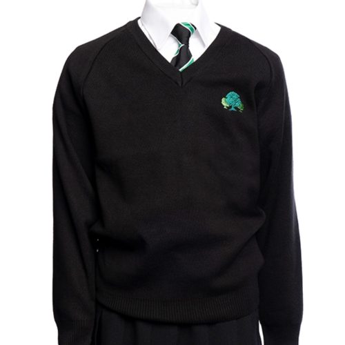 Monkton Wood Unisex VNeck Jumper - Heavyweight