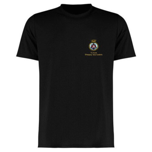 Sheppey Sea Cadets Cool T Shirt - KK555 Black
