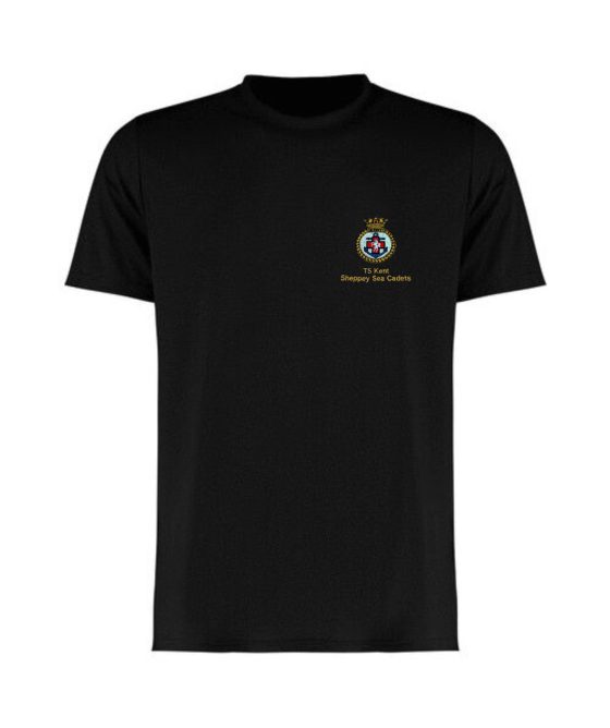 Sheppey Sea Cadets Cool T Shirt - KK555 Black