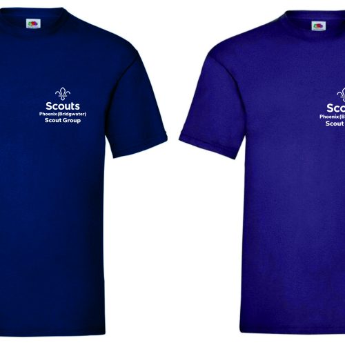 Phoenix Scouts Adult T Shirt Navy or Purple SS28