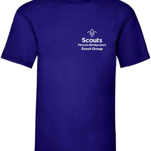 Phoenix Scouts Childrens T Shirt, Purple SS132