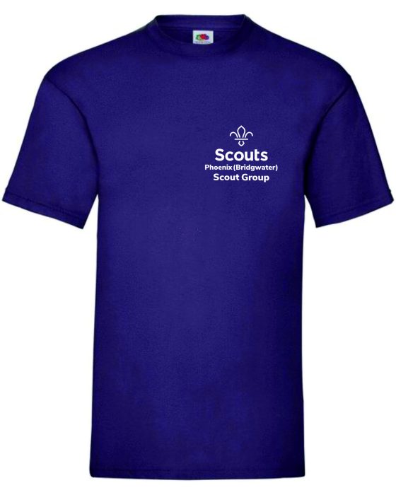Phoenix Scouts Childrens T Shirt, Purple SS132
