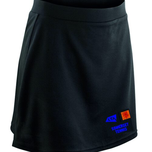 Ladies Skort S216F Black- Som LTA