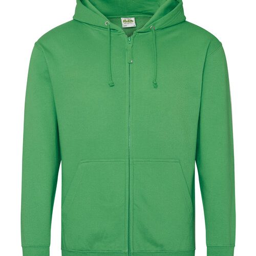 Kids Zipped Hoody, JH050B, Kelly Green, 1st NP Group