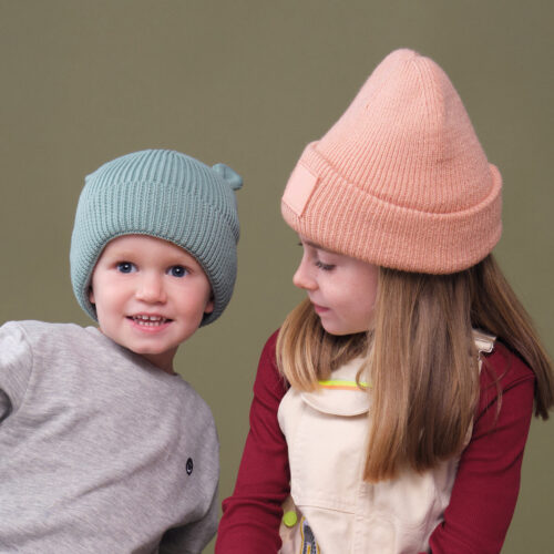 Organic baby bear beanie
