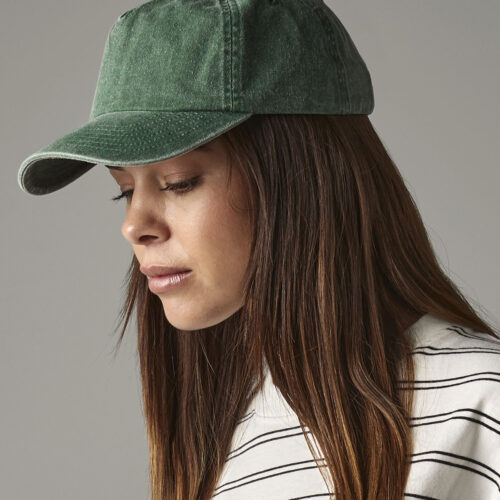 Relaxed 5-panel vintage cap