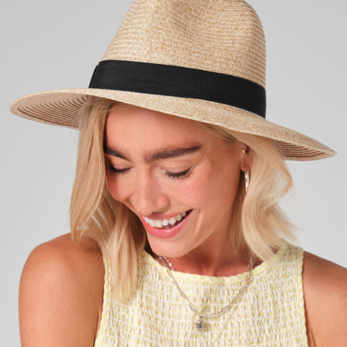 Straw fedora