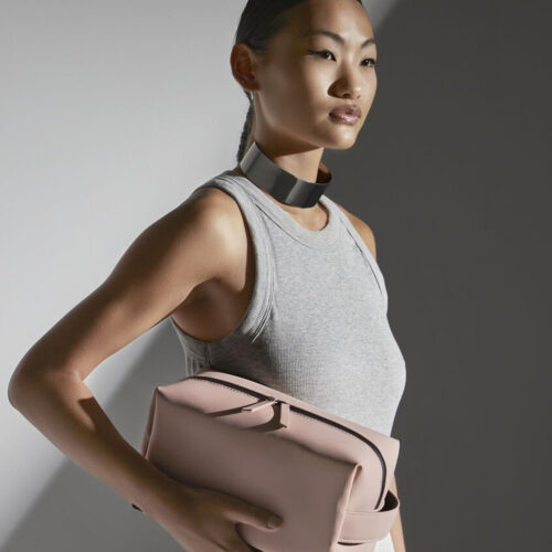 Matte PU toiletry/accessory case