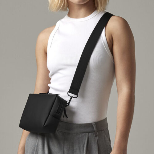 Matte PU cross-body bag