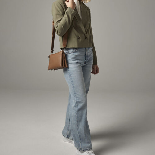 Boutique soft cross-body bag