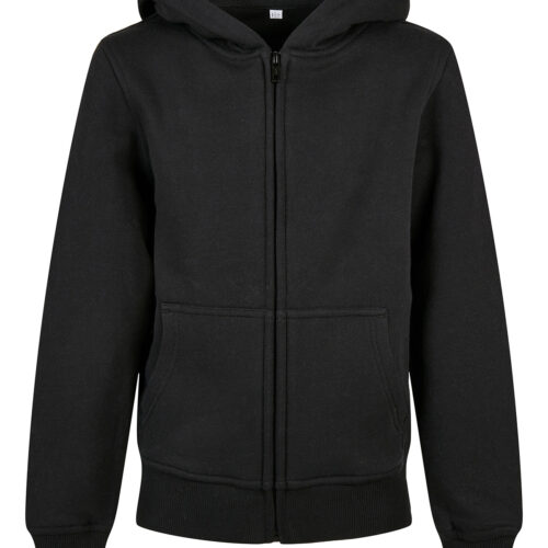 Organic kids basic zip hoodie