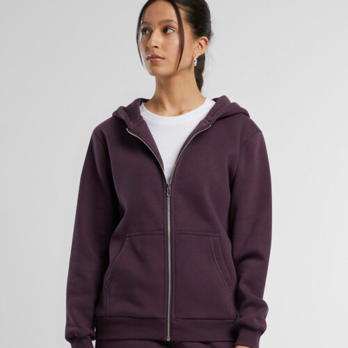 Women’s fluffy zip hoodie