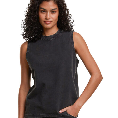 Women’s vintage washed sleeveless tee