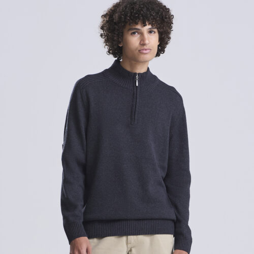 Wakhan ¼ regen zip knit sweater