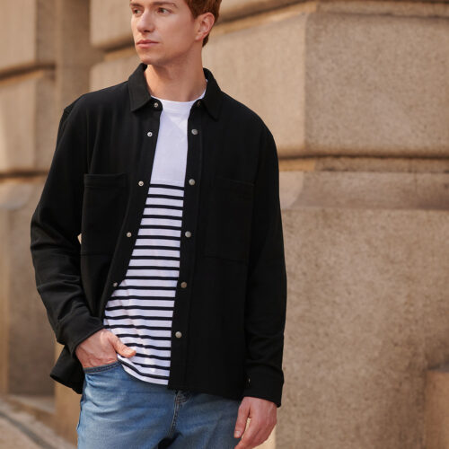 Premium piqué overshirt