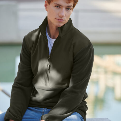 1/2-zip microfleece