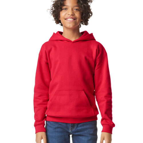 Softstyle™ midweight fleece youth hoodie