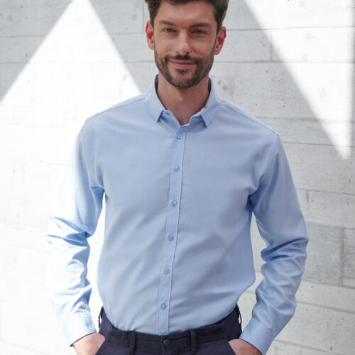 Long sleeve ‘cotton-feel’ Coolplus® shirt