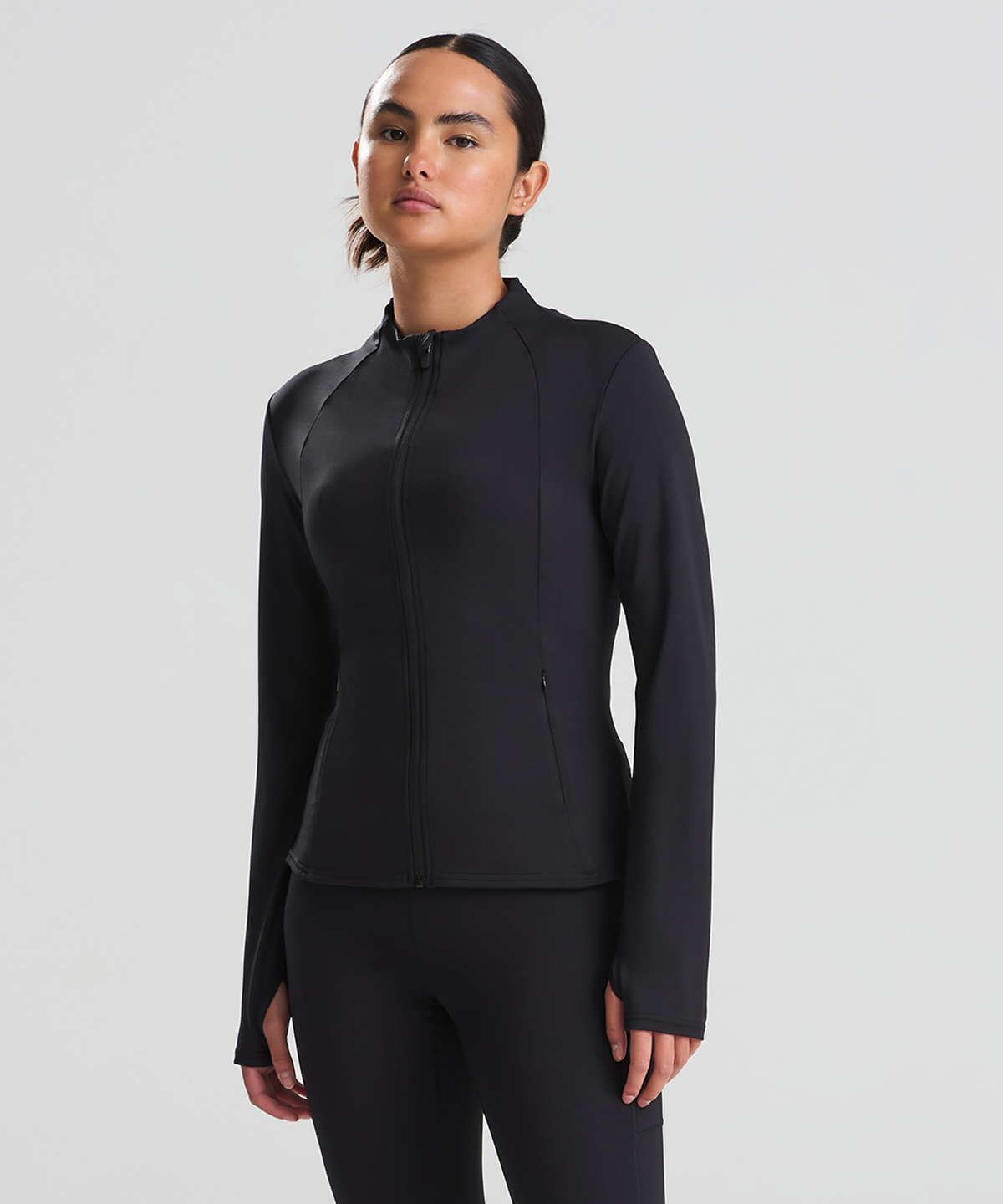 Women’s recycled tech-zip jacket