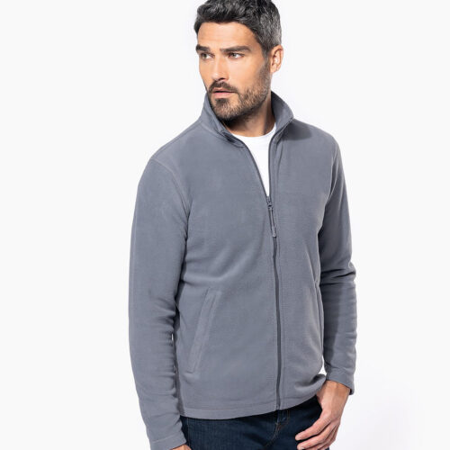 Full-zip microfleece jacket