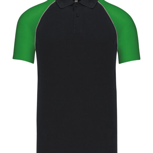 Polo baseball contrast polo shirt