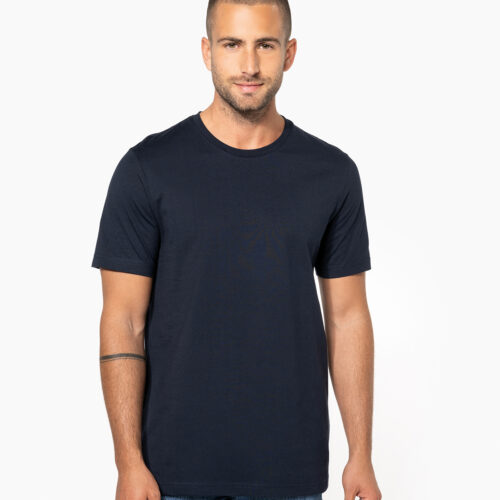 Short-sleeved crew neck T-shirt