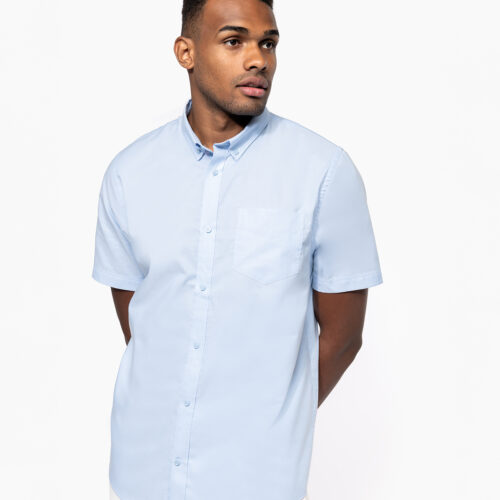 Men's short-sleeved Oxford shirt