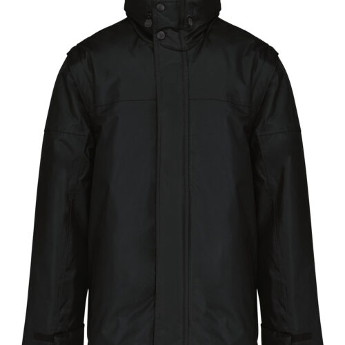 Detachable-sleeved blouson jacket