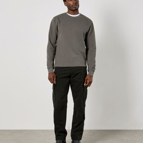 Regular fit piqué sweatshirt