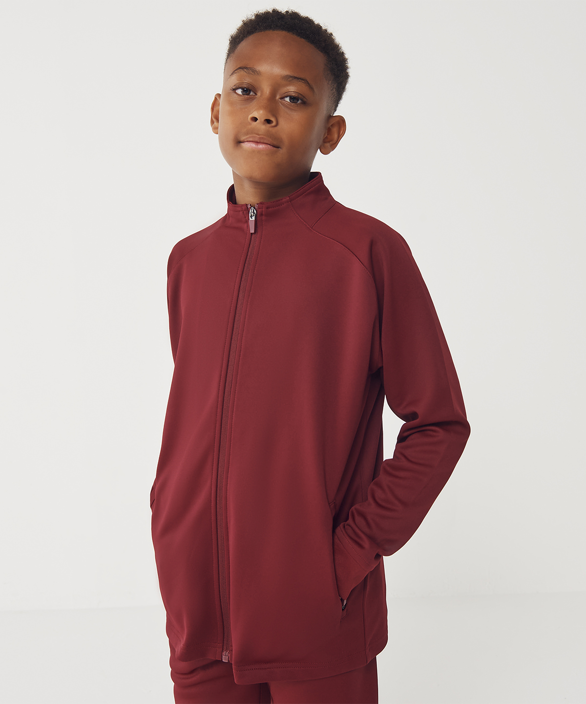 Kids knitted tracksuit top